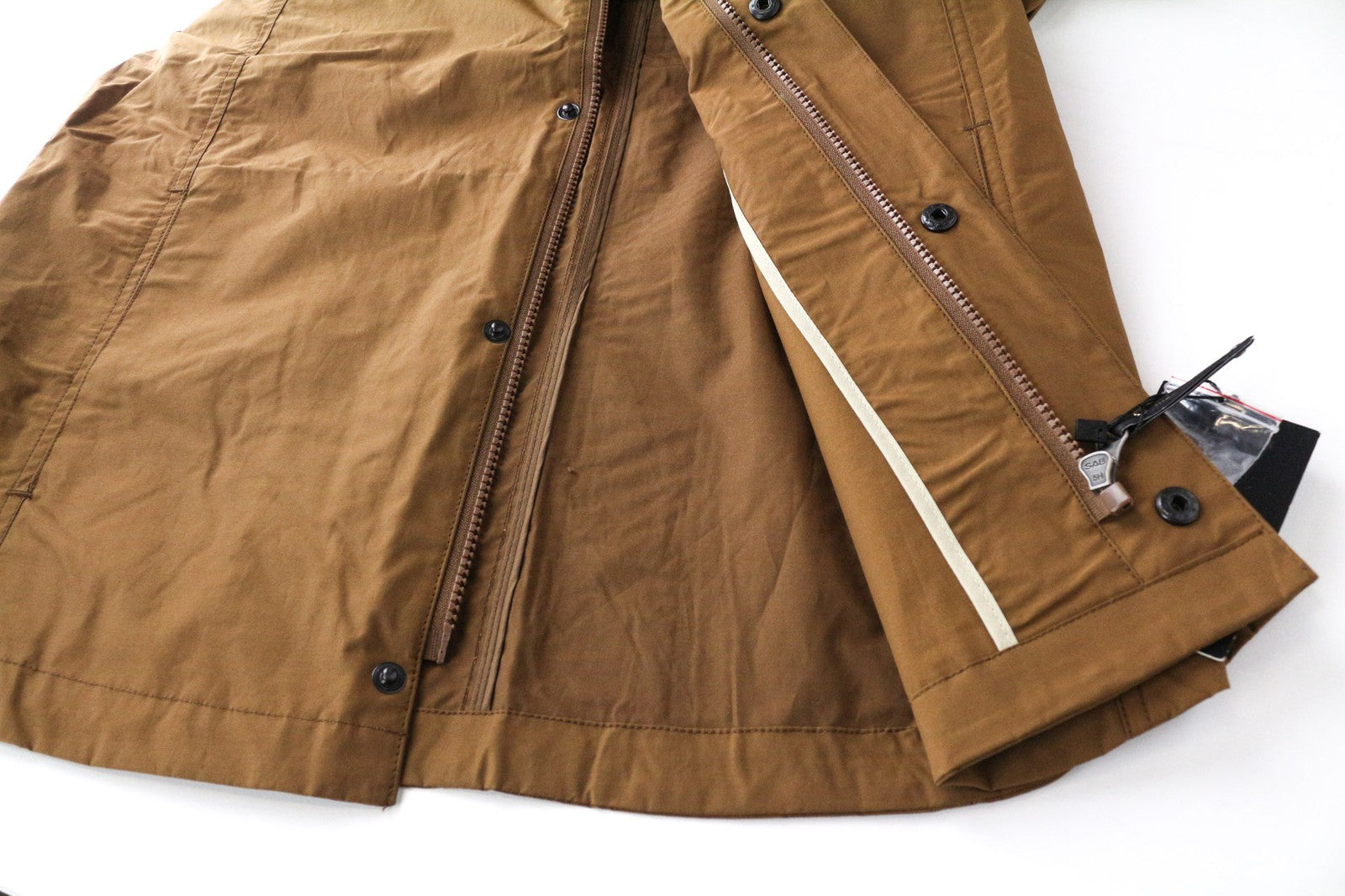 TUCANO URBANO Febo Men's Jacket 3XL Brown Cotton Blend Windproof Breathable Zip