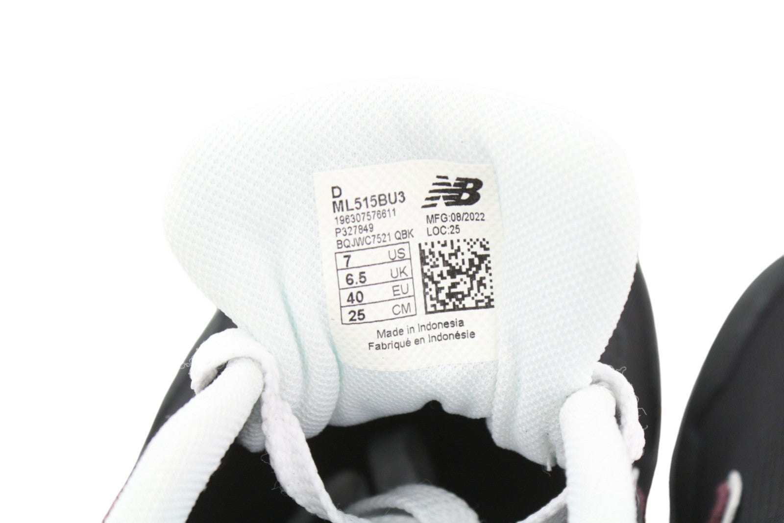 NEW BALANCE 515 vyriški sportbačiai, juodi, odiniai, patogūs, žemapadžiai, suvarstomi. 