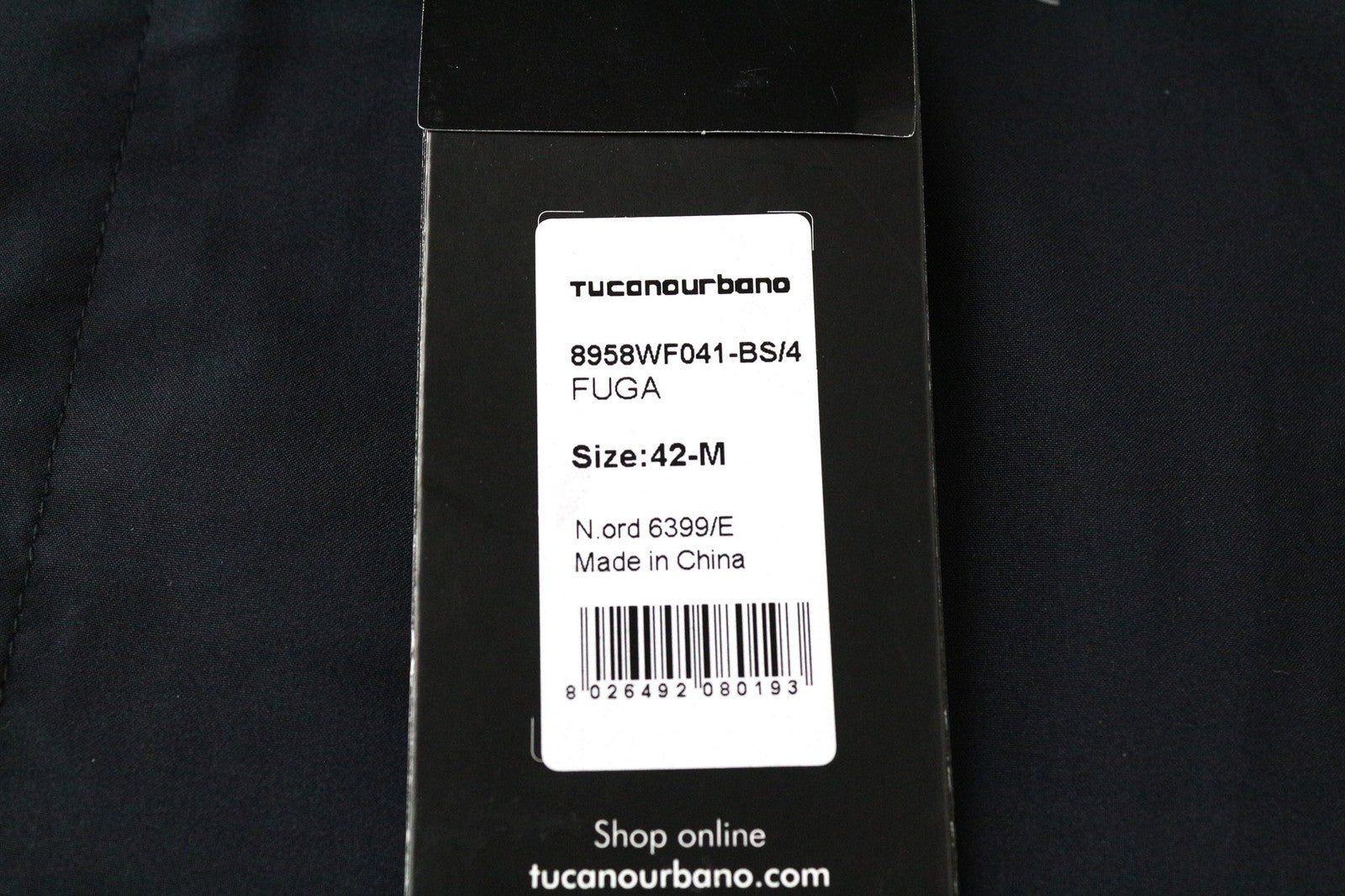 TUCANO URBANO Fuga Women's Navy Jacket M Waterproof Belted Hooded Windbreaker