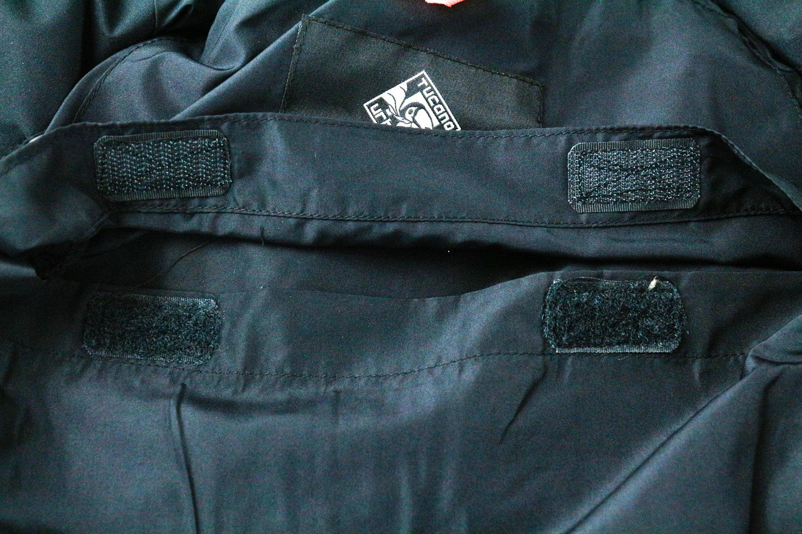 TUCANO URBANO Fuga Women's Navy Jacket M Waterproof Belted Hooded Windbreaker