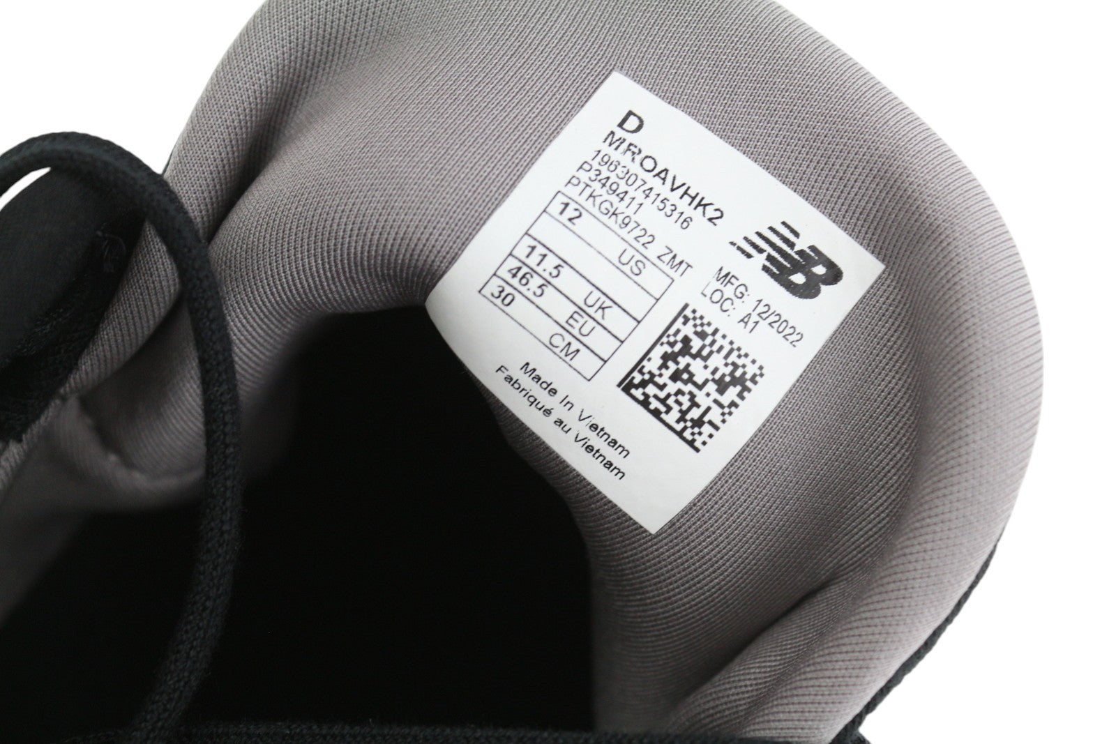 NEW BALANCE ROAV V2 vyriški sportbačiai, juodi, 46.5 €, „Fresh Foam“ žemapadžiai sportiniai bateliai. 