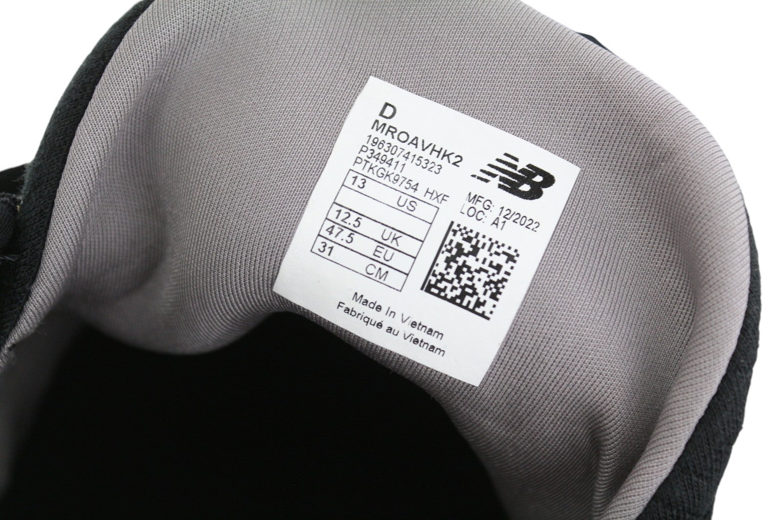 NEW BALANCE ROAV V2 vyriški sportbačiai, juodi, 47.5 €, „Fresh Foam“ žemapadžiai sportiniai bateliai. 