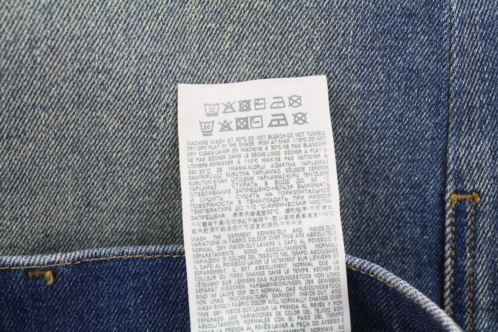 DIESEL 1983 09D82 vyriški džinsai W32/L28 mėlyni, išblukę, aptempti, aukštu juosmeniu, užtrauktuku. 