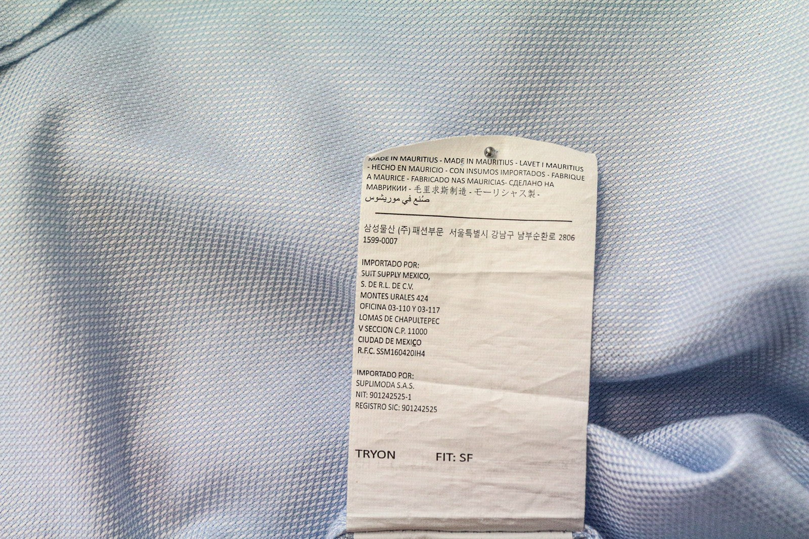 Blue Twill Shirt