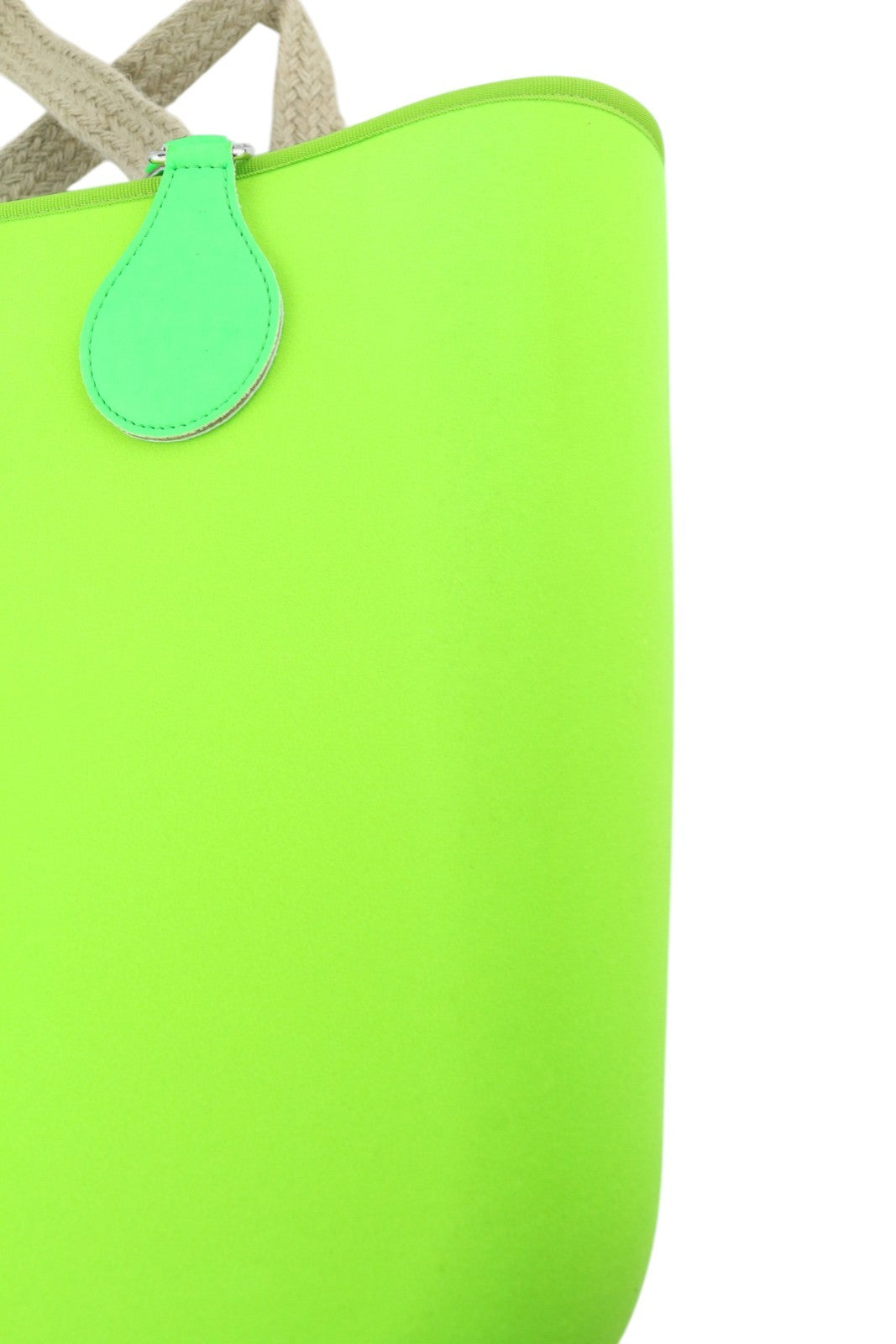 O BAG Armenia moteriškas krepšys OS neoninės žalios spalvos vidinis krepšys su dviem rankenomis, logotipas, laisvalaikio stiliaus 