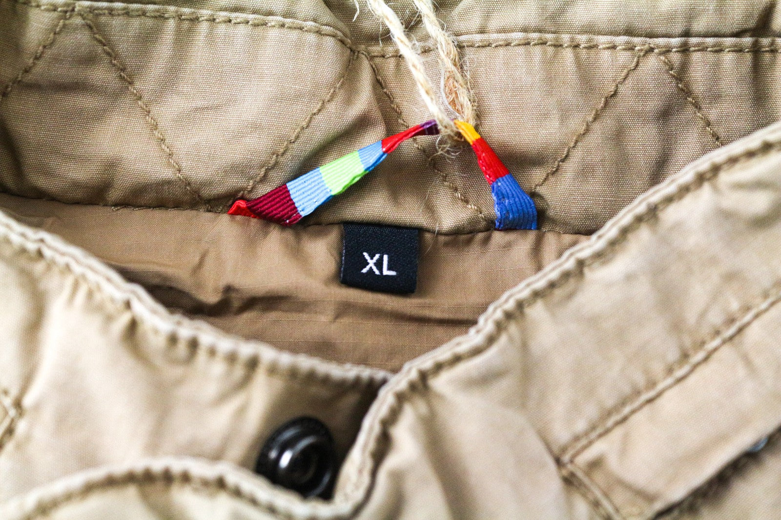 TUCANO URBANO Douz Men's Jacket XL Brown Lined Moto Snap Zip Cotton