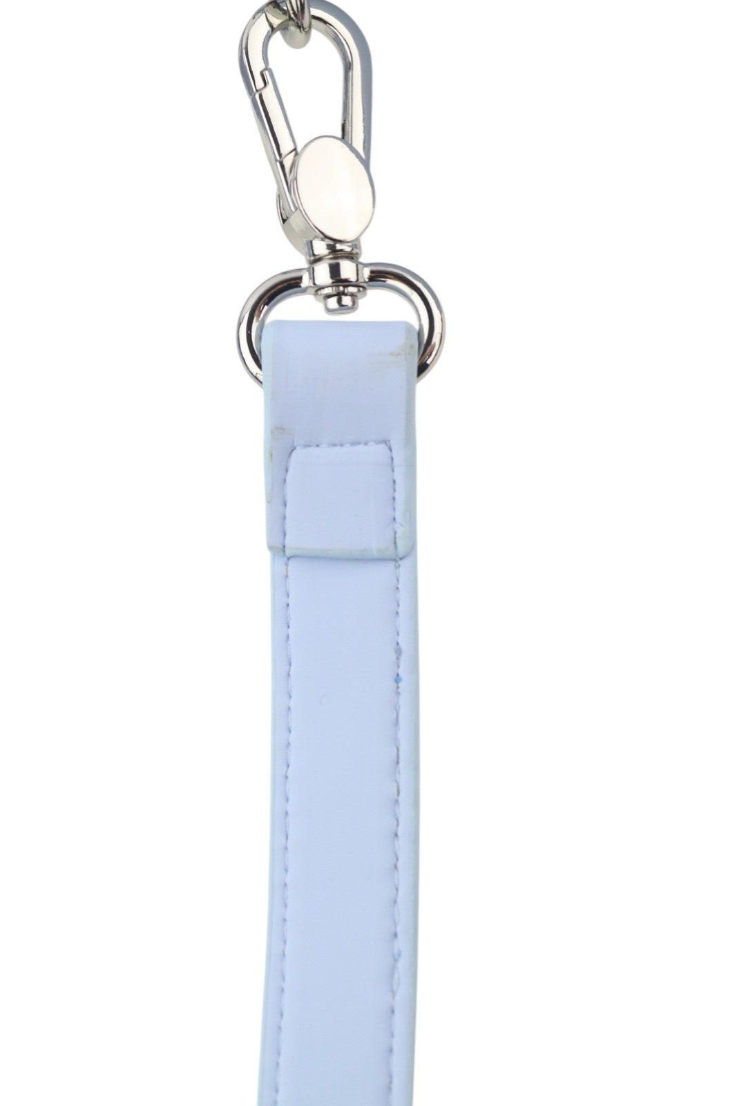 O BAG Praga moteriška rankinė OS šviesiai mėlyna su reguliuojamu dirželiu, pusmėnulio formos per petį su logotipu 