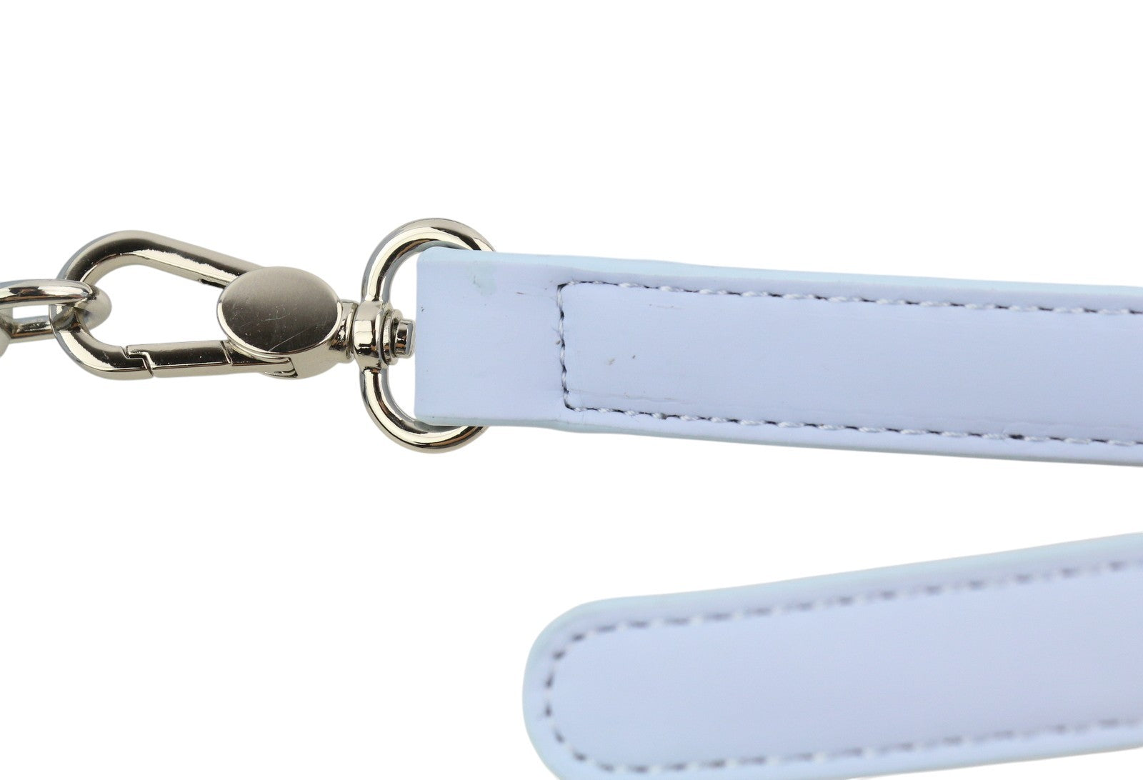 O BAG Praga moteriška rankinė OS šviesiai mėlyna su reguliuojamu dirželiu, pusmėnulio formos per petį su logotipu 