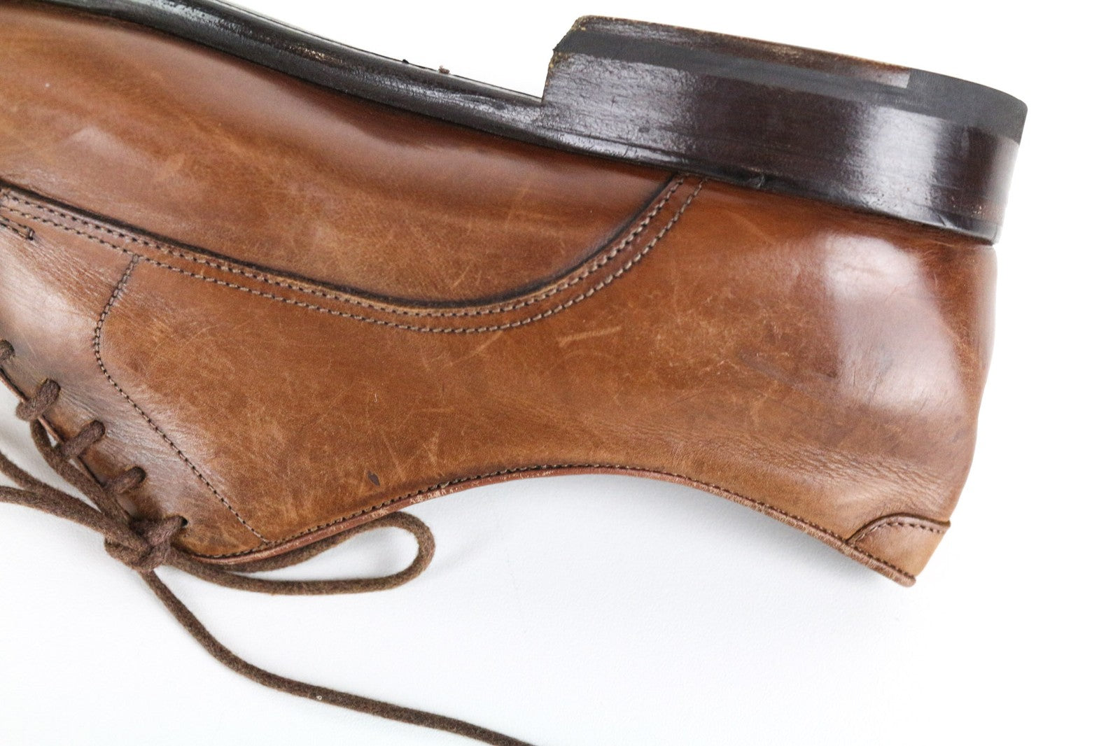 SUITSUPPLY Men's Shoes EU43 Brown Leather Low-Top Formal Classic