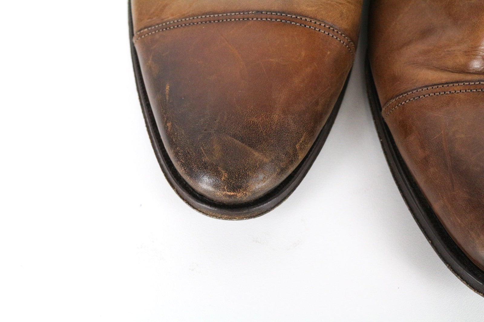 SUITSUPPLY Men's Shoes EU43 Brown Leather Low-Top Formal Classic