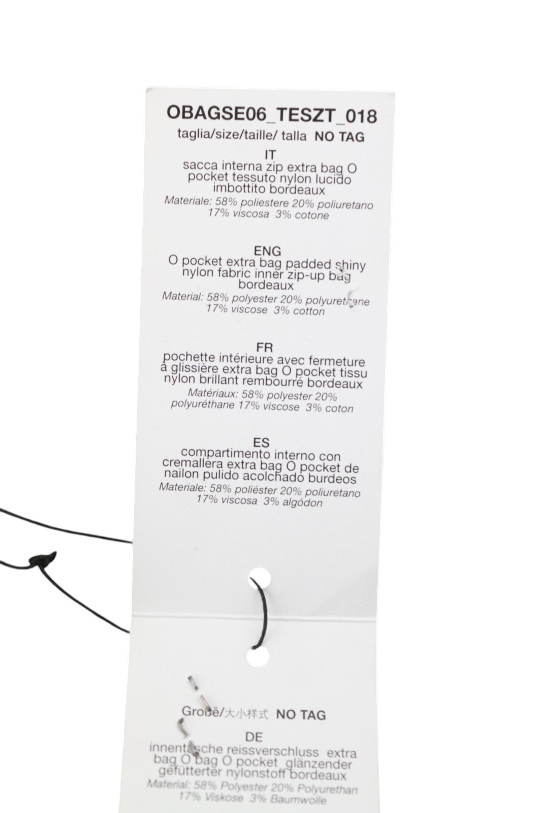 O BAG moteriškas krepšys su papildomomis kišenėmis, bordo spalvos, užsegamas užtrauktuku, reguliuojamo dirželio, nešiojamas per petį. 