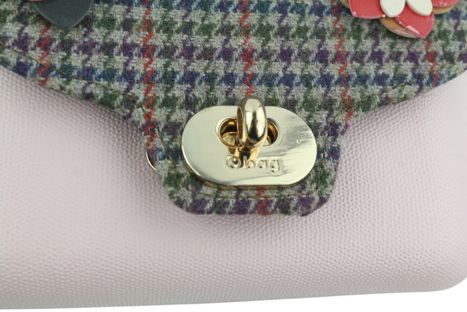 O BAG Micro Pocket Mix moteriškas krepšys su reguliuojamu dirželiu, gėlėmis, mažas, per petį 