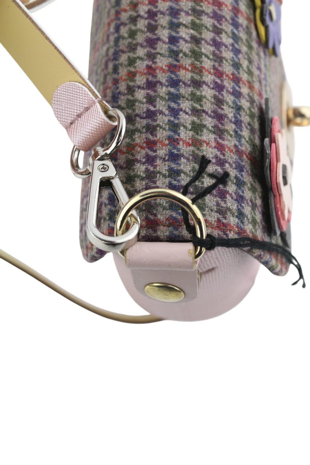 O BAG Micro Pocket Mix moteriškas krepšys su reguliuojamu dirželiu, gėlėmis, mažas, per petį 