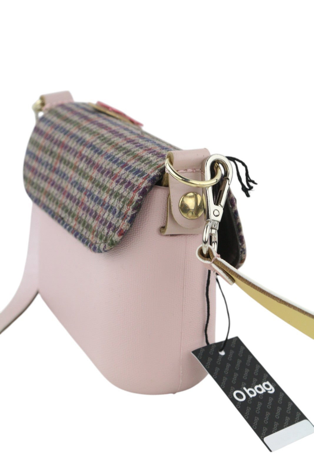 O BAG Micro Pocket Mix moteriškas krepšys su reguliuojamu dirželiu, gėlėmis, mažas, per petį 