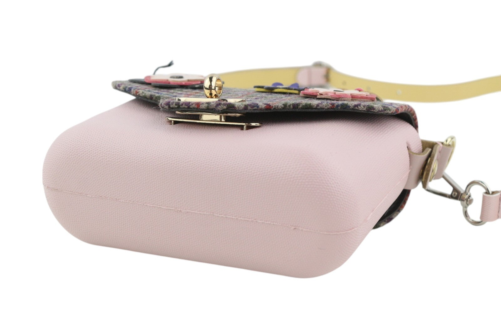 O BAG Micro Pocket Mix moteriškas krepšys su reguliuojamu dirželiu, gėlėmis, mažas, per petį 