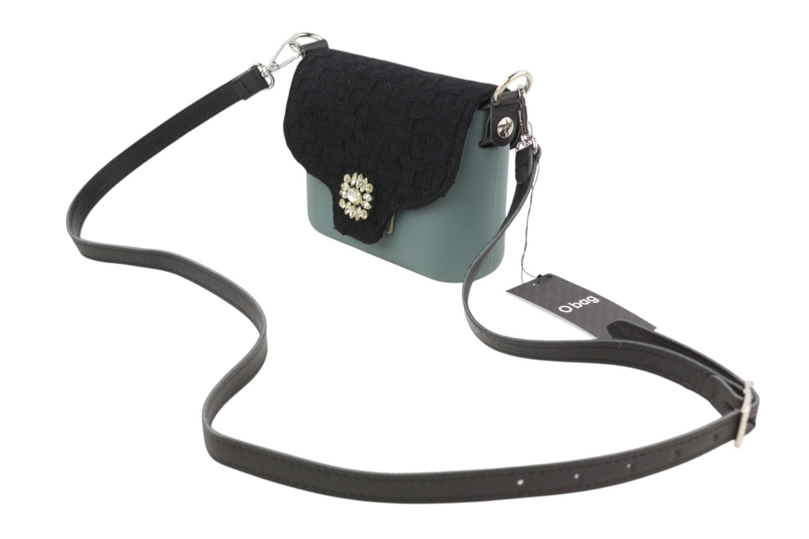 O BAG Micro Pocket Mix moteriškas krepšys su reguliuojamu dirželiu, mažas per petį 