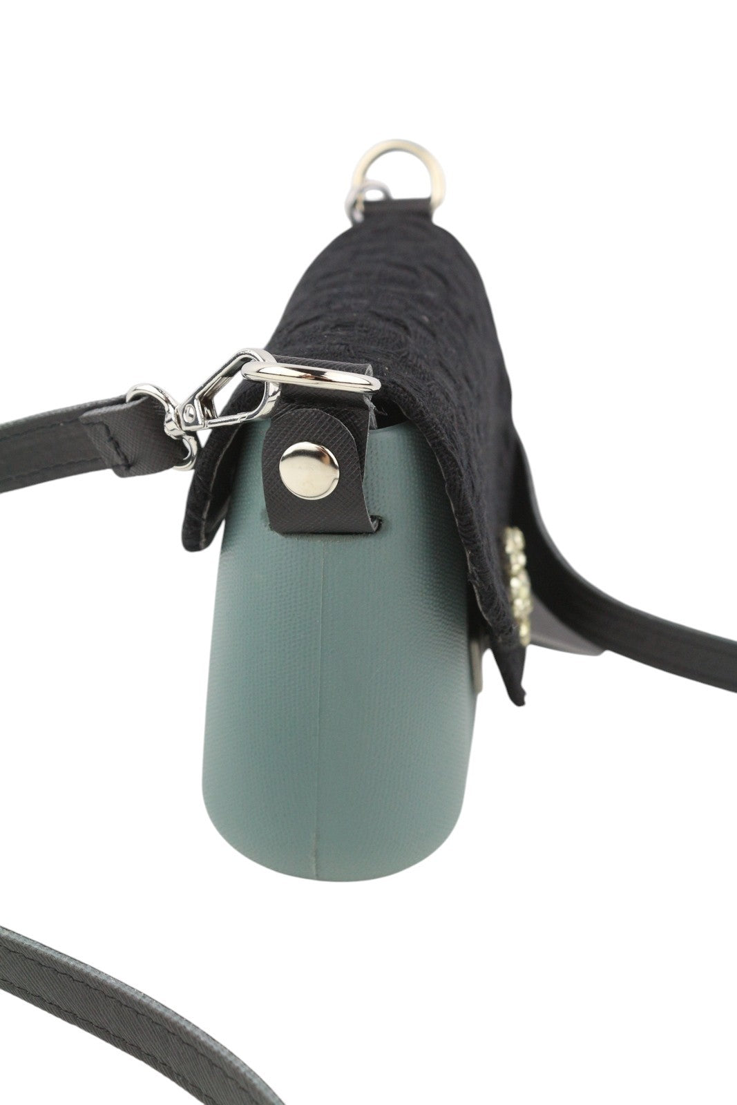 O BAG Micro Pocket Mix moteriškas krepšys su reguliuojamu dirželiu, mažas per petį 