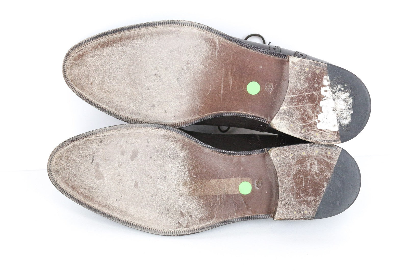 SUITSUPPLY Men's Formal Shoes EU42 Brown Leather Low Lace-Up Dress