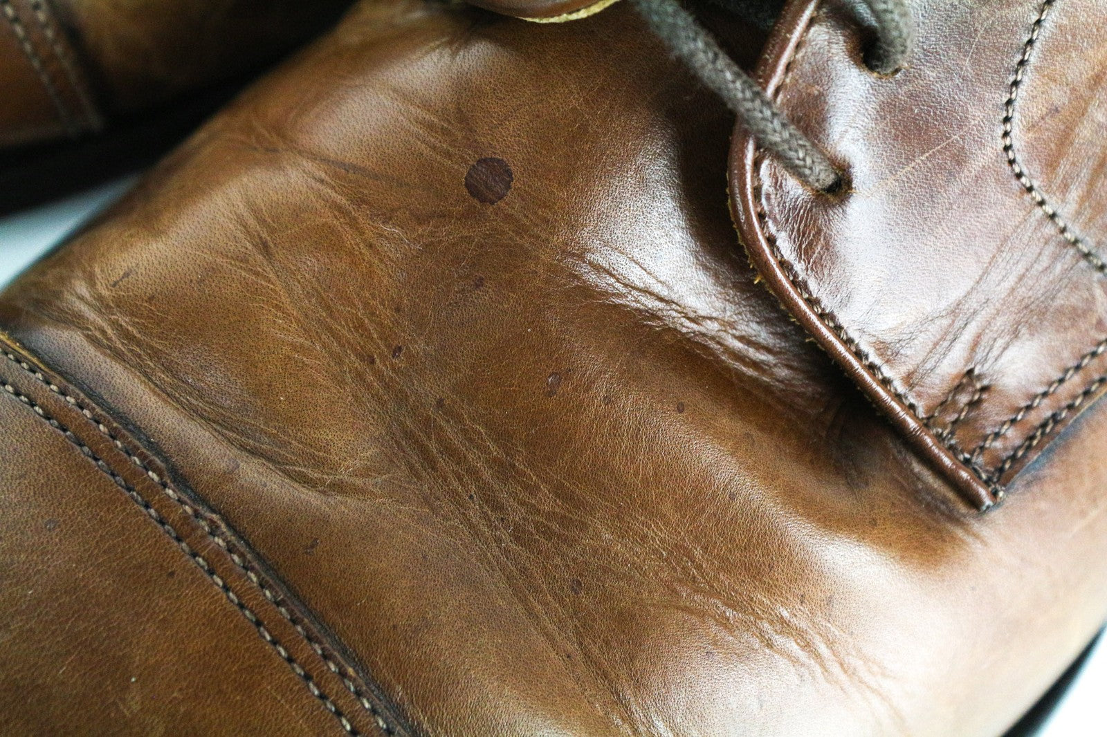 SUITSUPPLY Men's Dress Shoes EU43.5 Mid Brown Leather Low-Top Classic