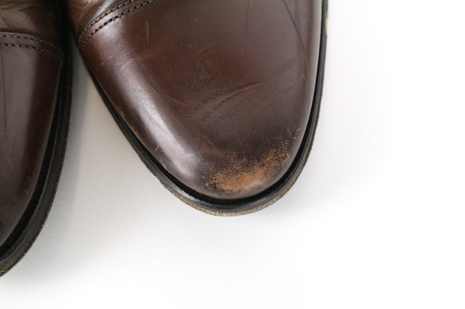 SUITSUPPLY Men's Shoes EU42 Brown Leather Classic Double Buckle Formal