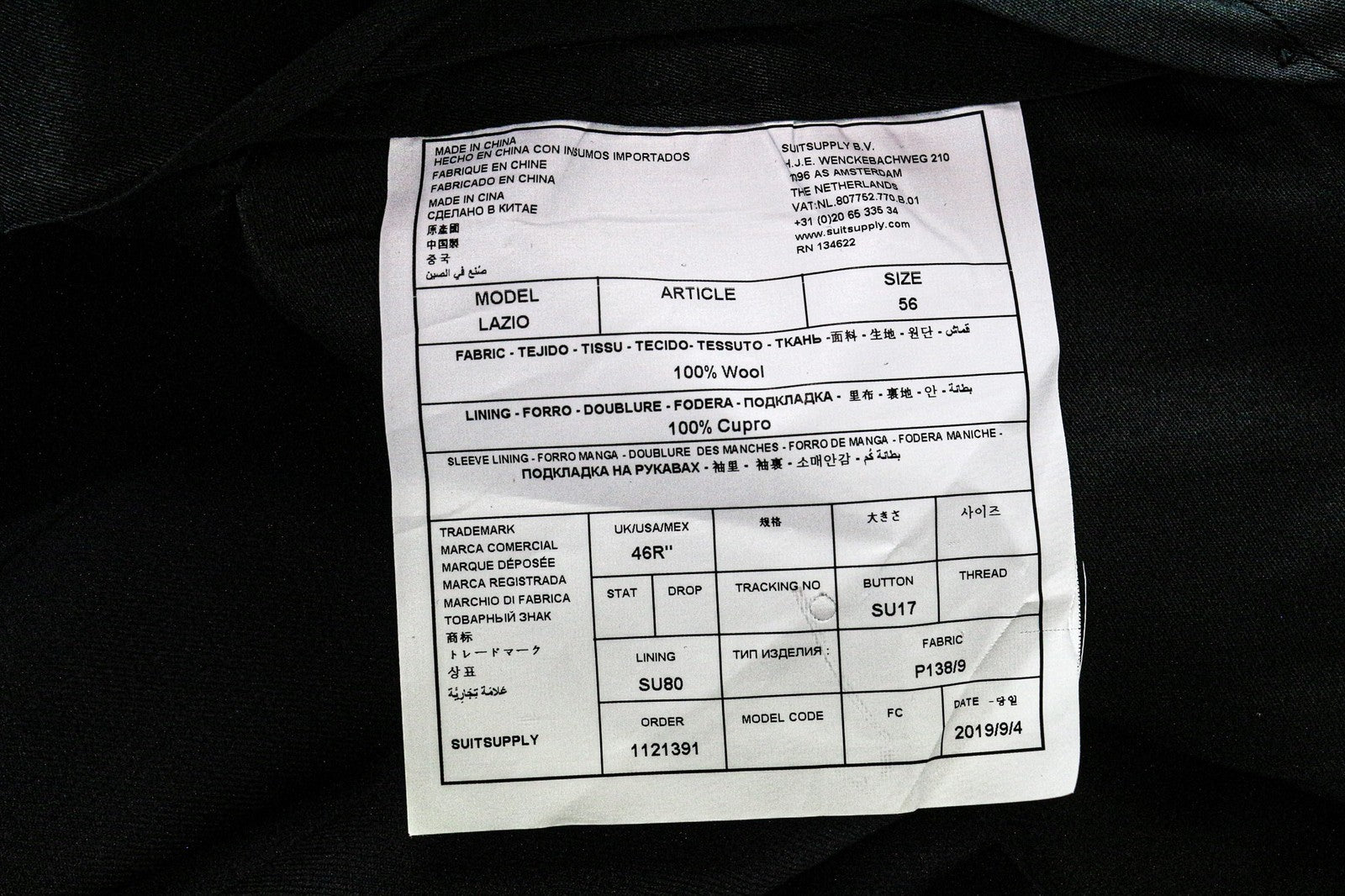 Trousers Lazio