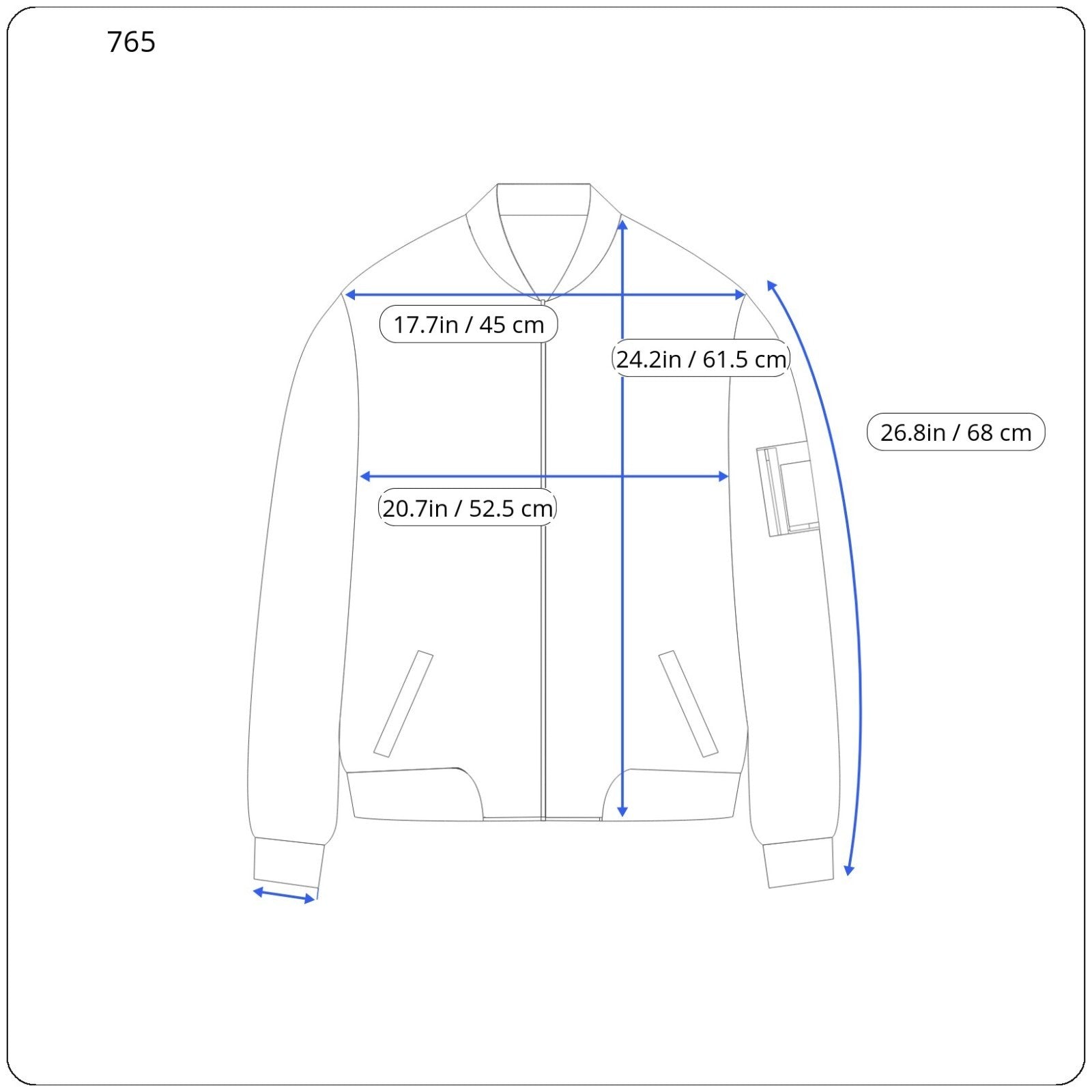 Navy Nylon Jacket