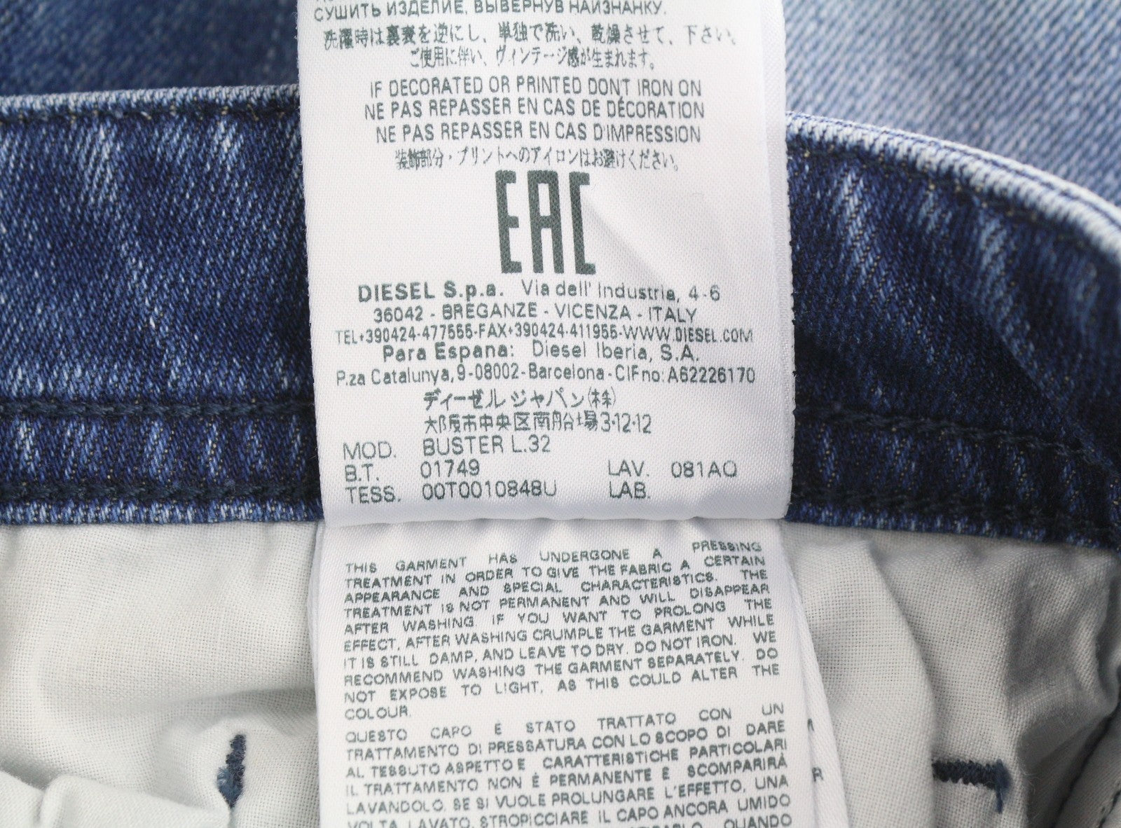 Jeans Buster 081AQ