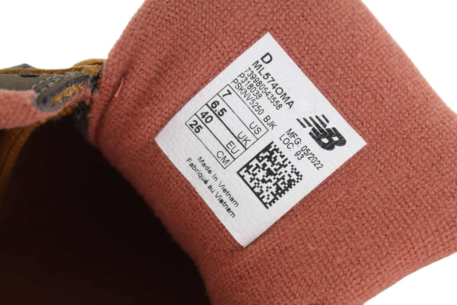 NEW BALANCE 574 vyriški sportbačiai, rudi, odiniai, žemapadžiai, suvarstomi, patogūs, EU40. 