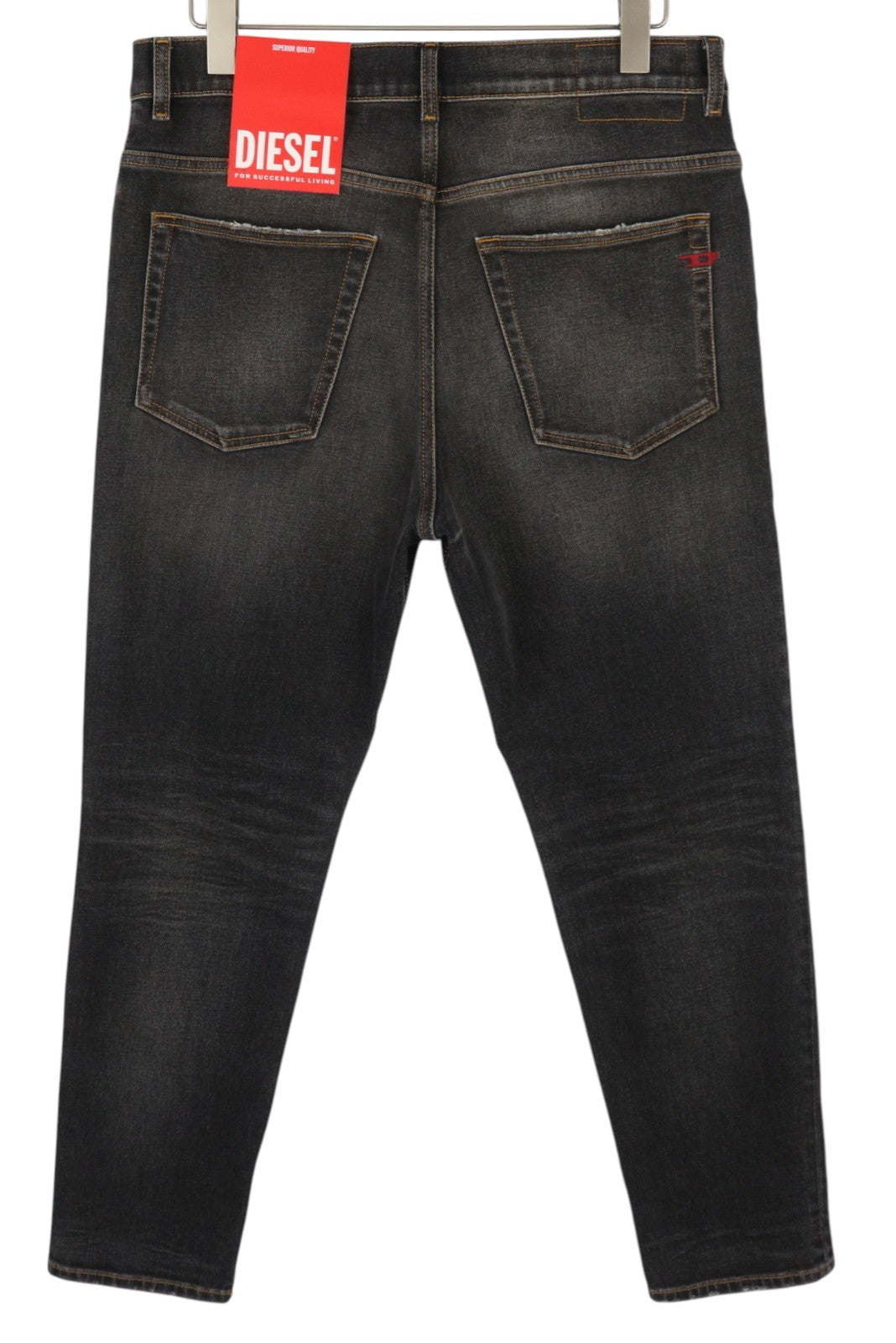 DIESEL 2005 D-Fining 09D66 Men Jeans W32/L32 Black Faded Regular Fit Tapered Leg