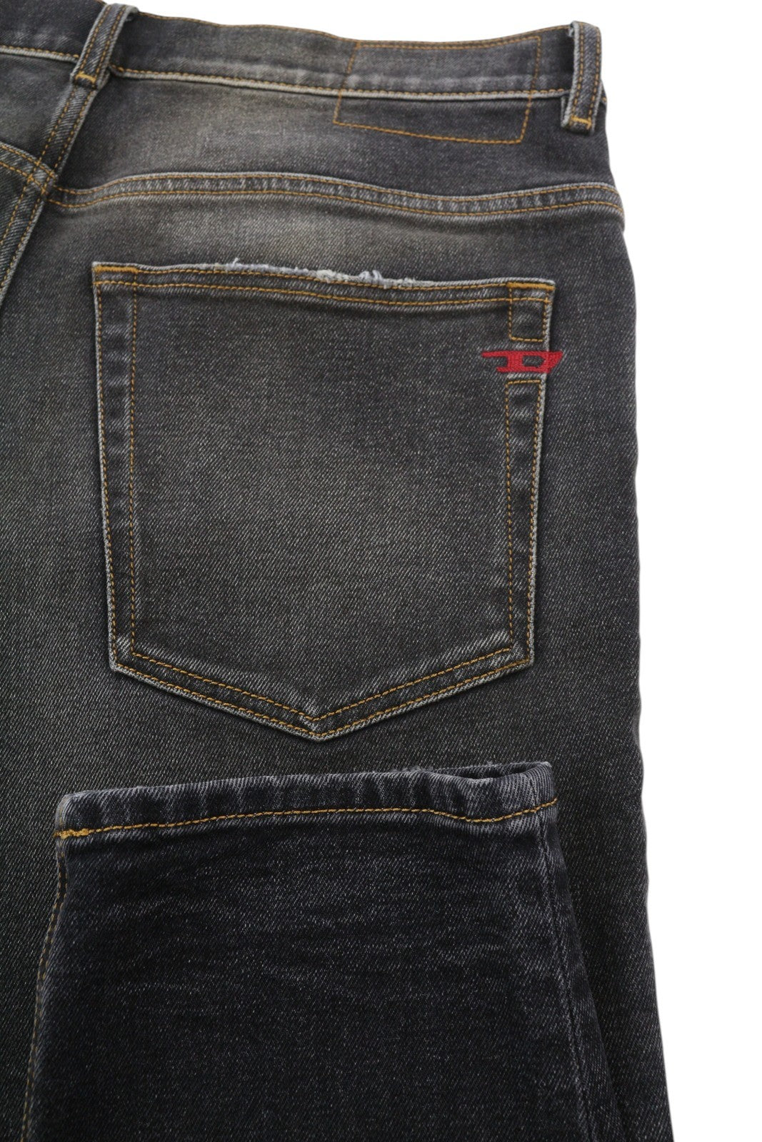 DIESEL 2005 D-Fining 09D66 Men Jeans W32/L32 Black Faded Regular Fit Tapered Leg