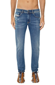 DIESEL 1979 Sleenker 09E43 vyriški džinsai W30/L32 mėlyni aptempti džinsai, rekomenduojama kaina – 225 USD 