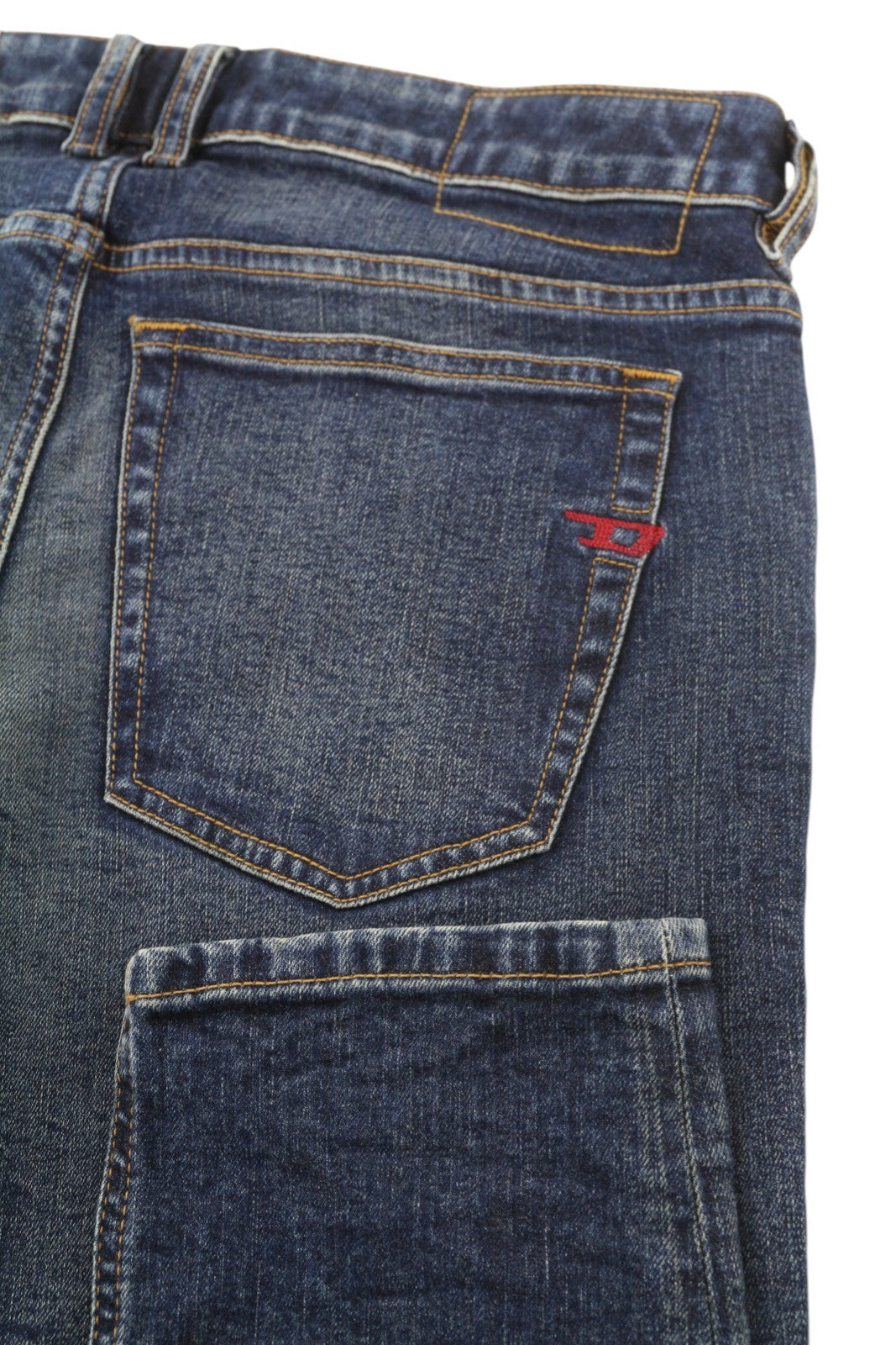 DIESEL 1979 Sleenker 069YY Men Jeans W30/L34 Blue Faded Skinny Leg RRP€225