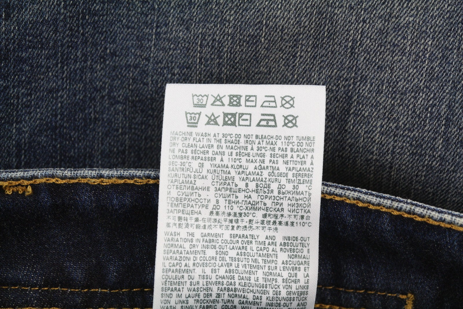 DIESEL 1979 Sleenker 069YY Men Jeans W30/L34 Blue Faded Skinny Leg RRP€225