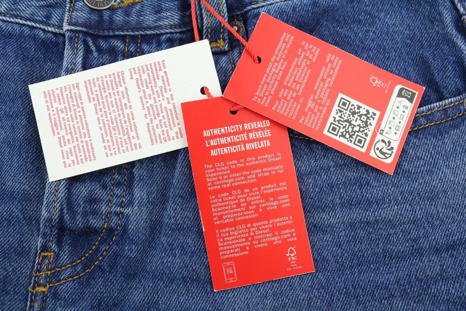 DIESEL 2020 D-Viker 0GYCT Men Jeans W31/L32 Blue Regular Straight RRP£190