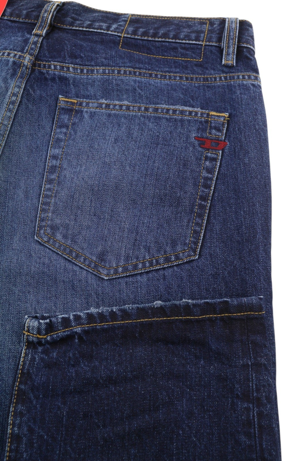 DIESEL 2020 D-Viker 09C64 Men Jeans W31/L32 Blue Faded Regular Straight RRP€225