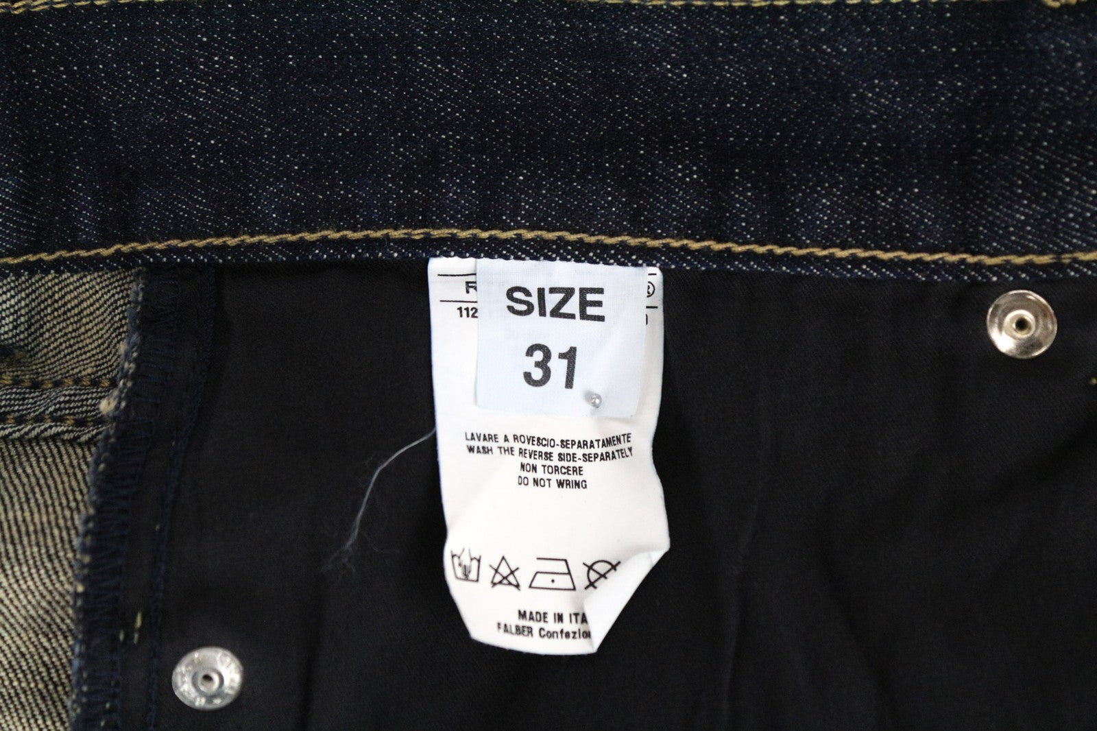 JOHN RICHMOND vyriški džinsai, 31 dydis, mėlyni, skalbto džinso, tamprūs, įprasto kirpimo