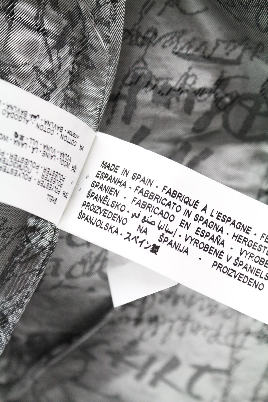 DESIGUAL Innocense moteriškas paltas ~38 juodas vilnos ir medvilnės mišinio dvigubas priekis