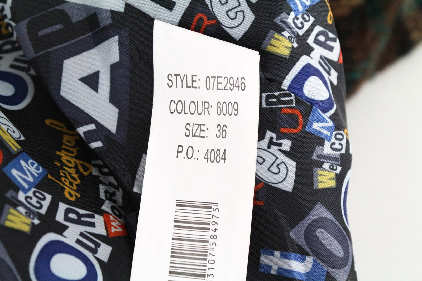 DESIGUAL moteriška EU36 mėlynai žalia trumpomis rankovėmis languota vilnos mišinio striukė su užtrauktuku 