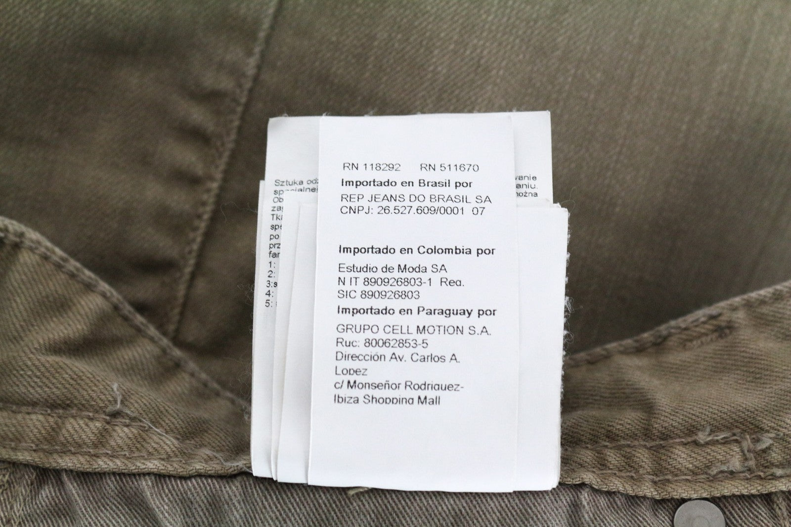 REPLAY Grover vyriški W30/L34 rudi tiesaus kirpimo medvilniniai tamprūs džinsai su sagomis 