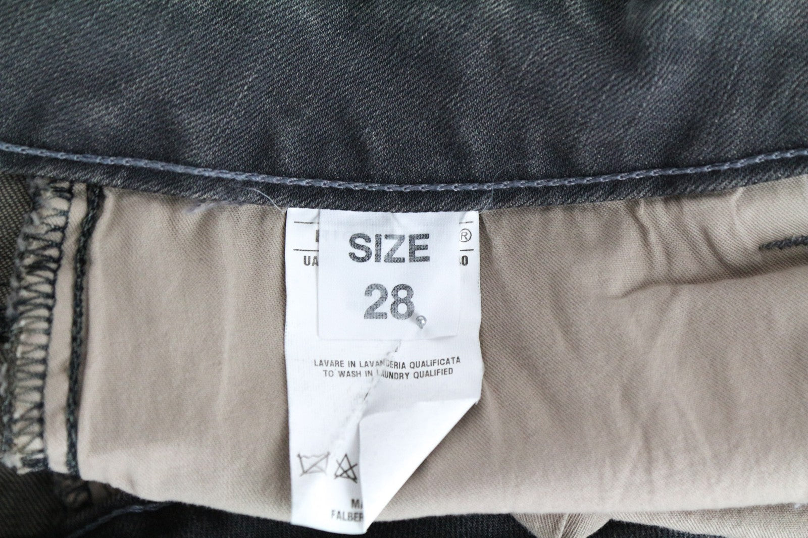 RICHMOND vyriški džinsai 28 pilki, prigludusio kirpimo, tamprūs džinsai su skalbta apdaila 