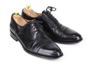 SUITSUPPLY Men's EU41 Black Leather Lace-Up Low-Top Formal Dress Shoes