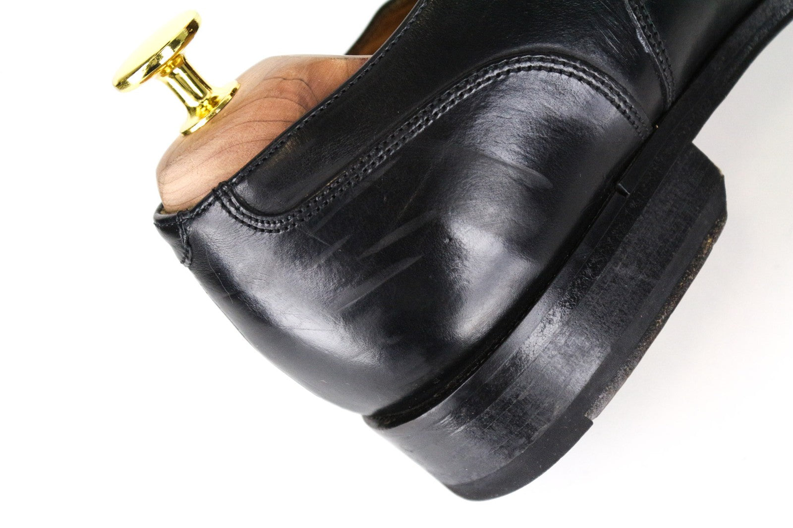 SUITSUPPLY Men's EU41 Black Leather Lace-Up Low-Top Formal Dress Shoes