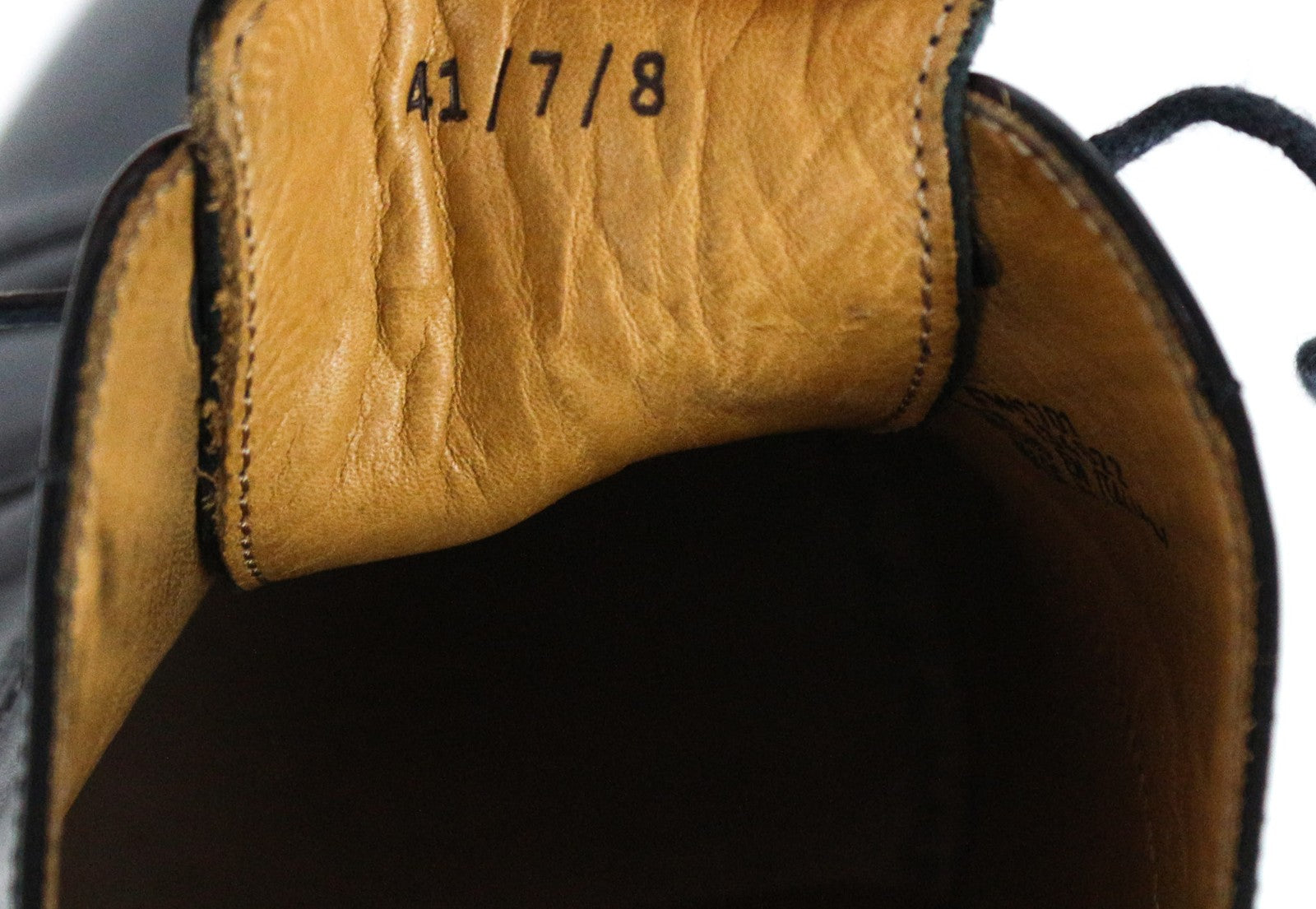 SUITSUPPLY Men's EU41 Black Leather Lace-Up Low-Top Formal Dress Shoes