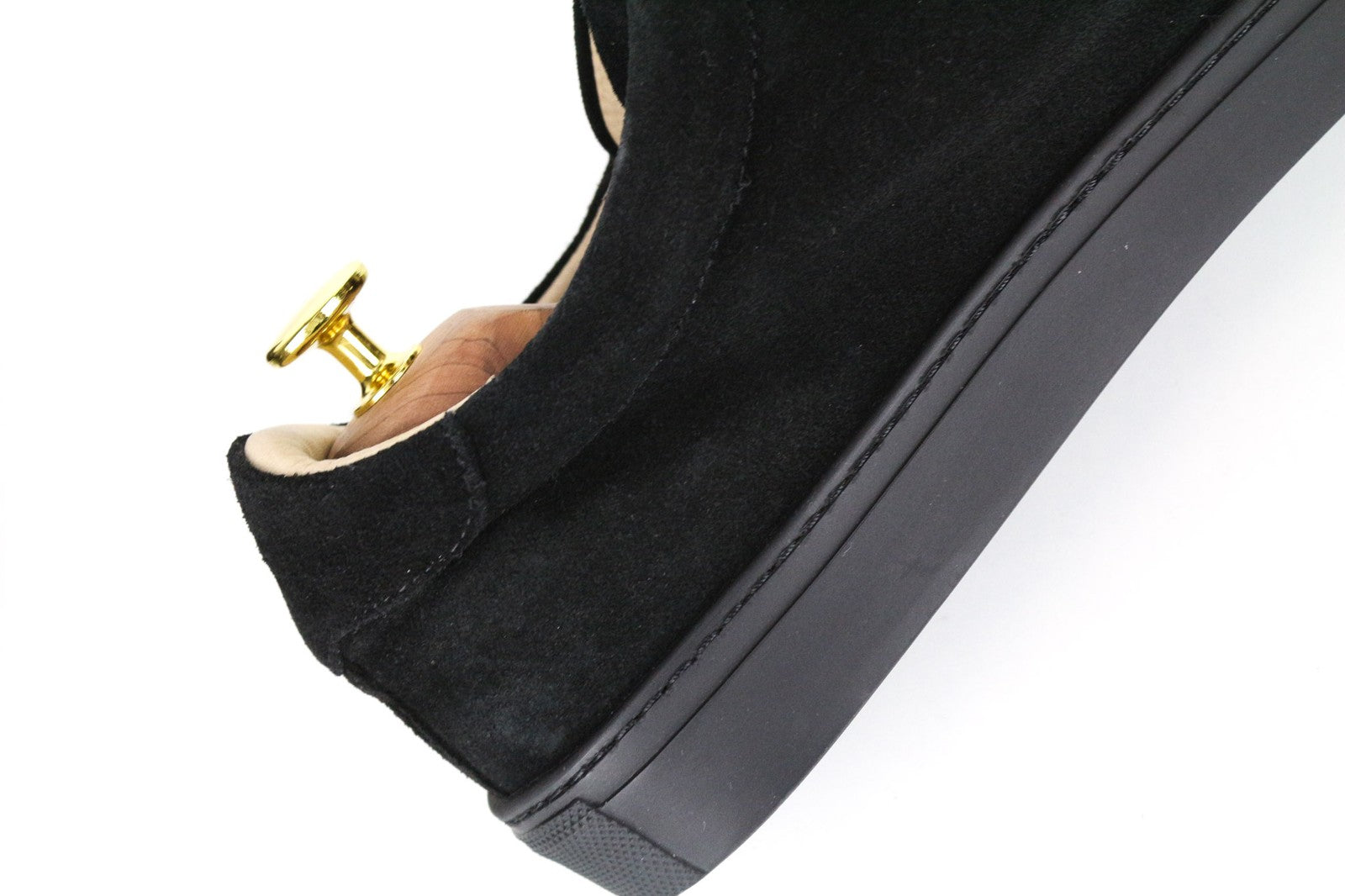 „SUITSUPPLY“ vyriški juodi zomšiniai sportbačiai su raišteliais, žema pakulne, laisvalaikio stiliaus, EU46, gatvės stilius 