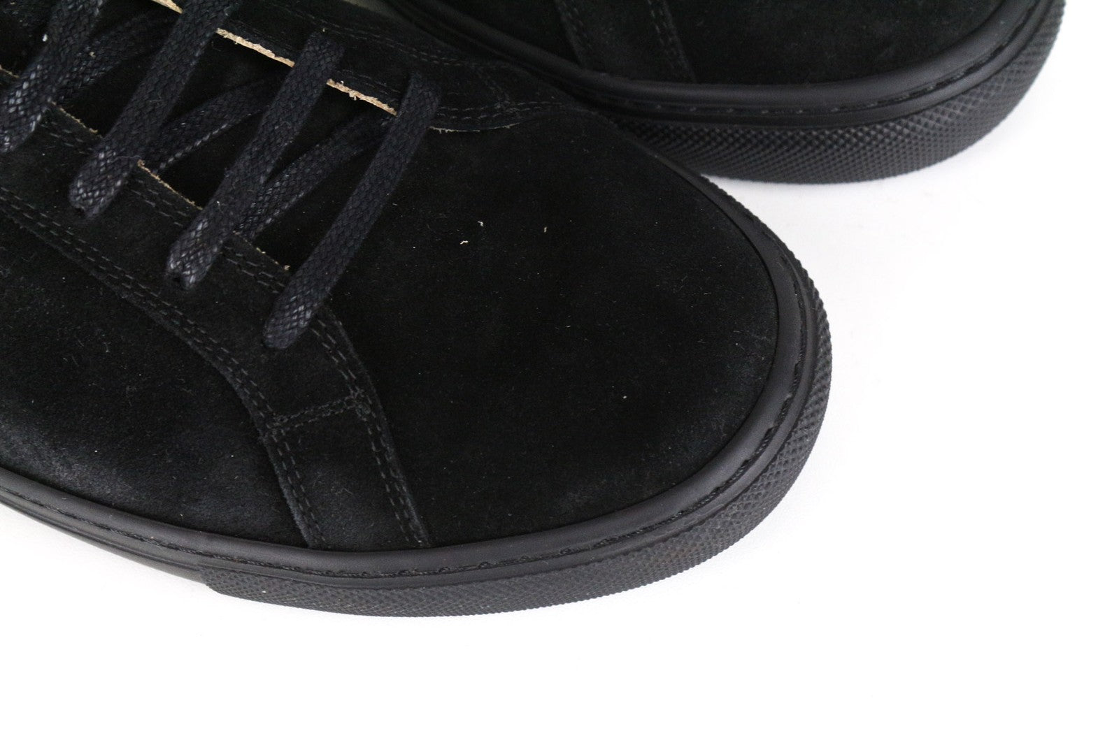 „SUITSUPPLY“ vyriški juodi zomšiniai sportbačiai su raišteliais, žema pakulne, laisvalaikio stiliaus, EU46, gatvės stilius 