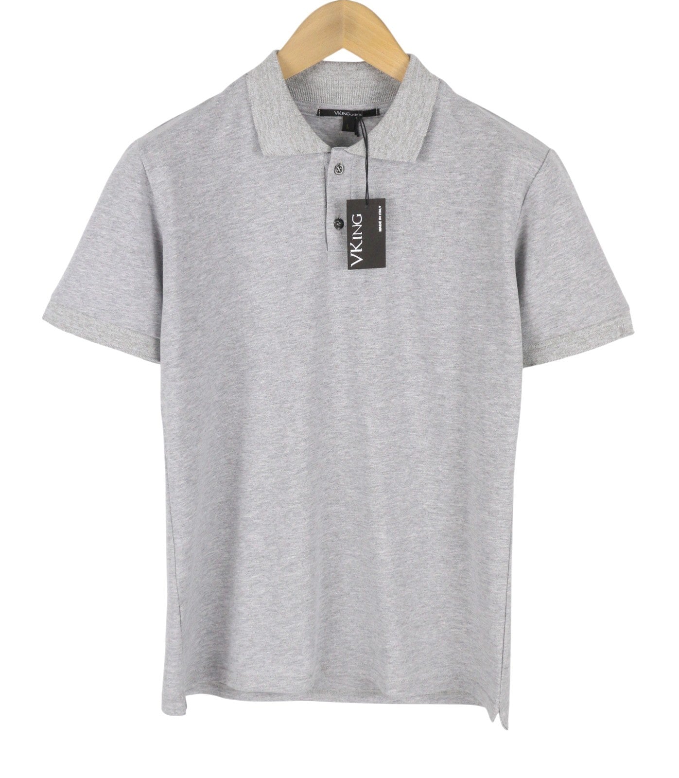 Grey Cotton Polos