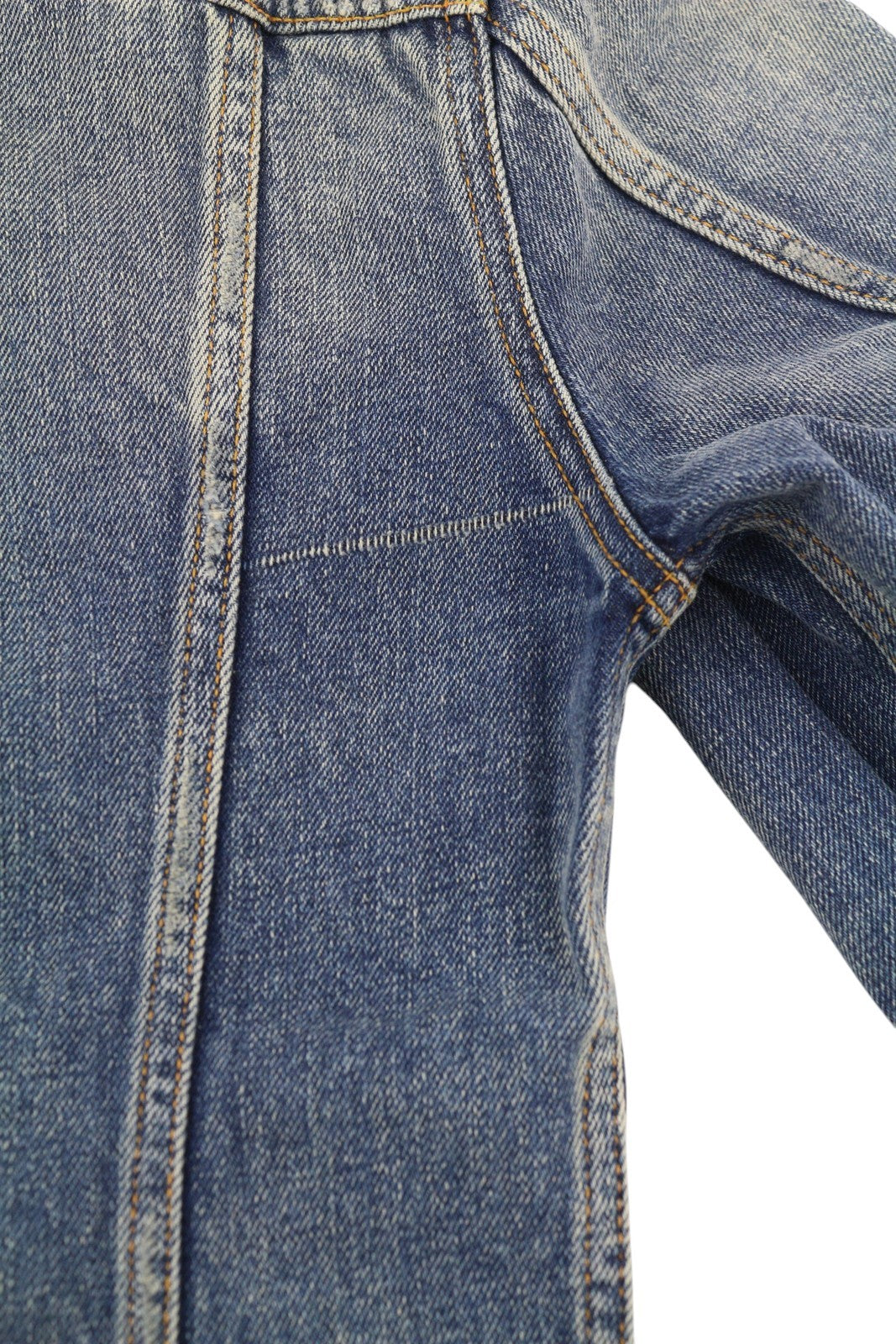 NUDIE JEANS Billy Men Jacket M Shimmering Indigo Button-Up Washed Denim Blue