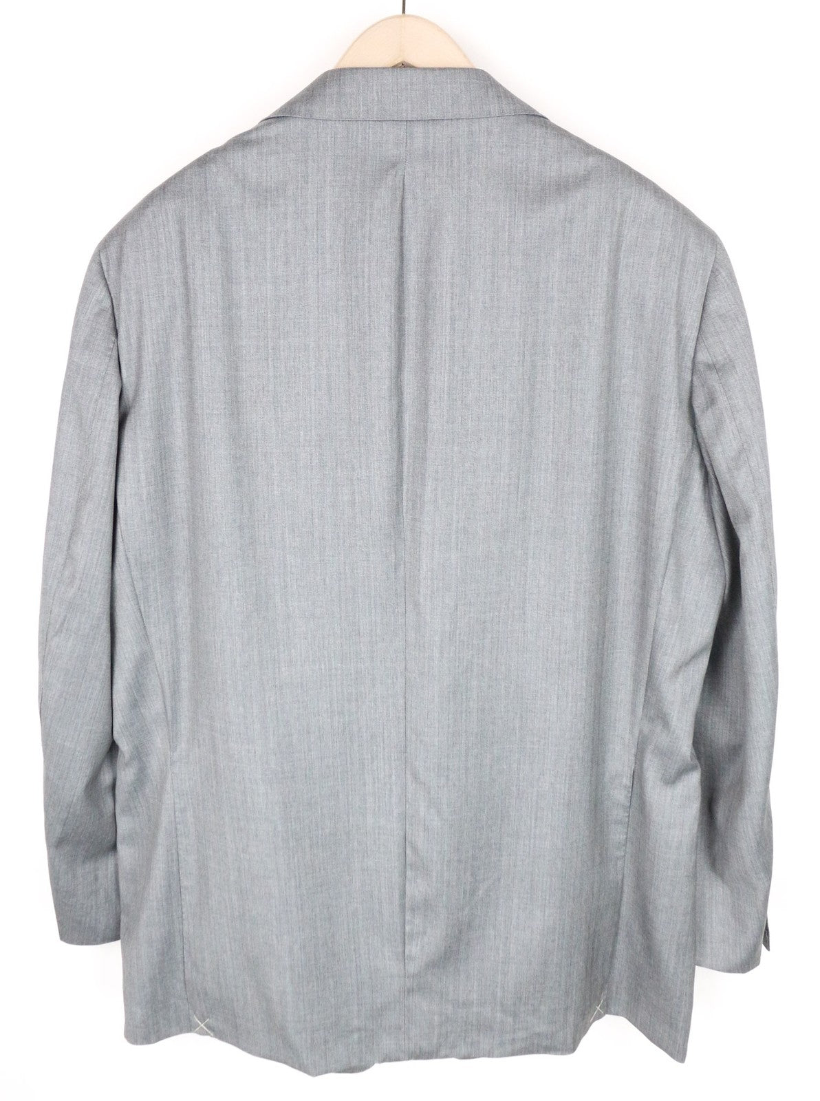 SUITSUPPLY La Spalla Men's Blazer UK50R Wool Silk Grey Notch Lapel 2 Button