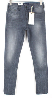 SCOTCH &amp; SODA Skim vyriški džinsai W28/L32 aptempti, tamprūs, vidutinio liemens, klasikinės mėlynos spalvos
