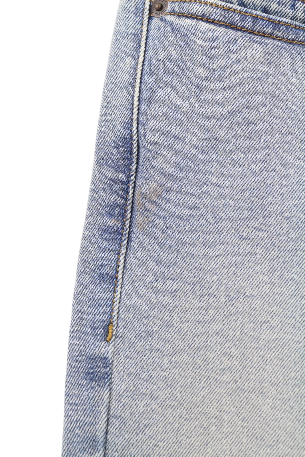 DIESEL 2019 D-Strukt 9C08L Men Jeans W33/L32 Blue Faded Washed Slim Fit RRP$350